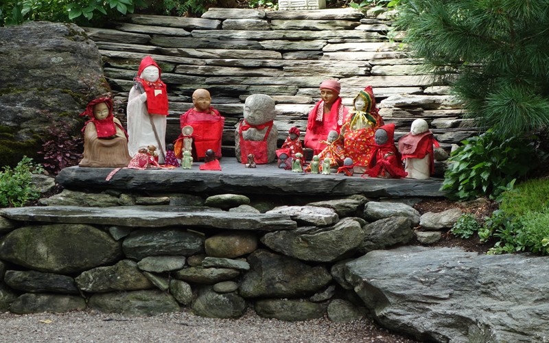 Water Baby Ceremony in the Jizo Garden at the Vermont Zen Center